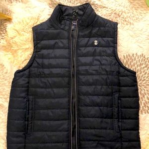 Blue puffer vest Izod